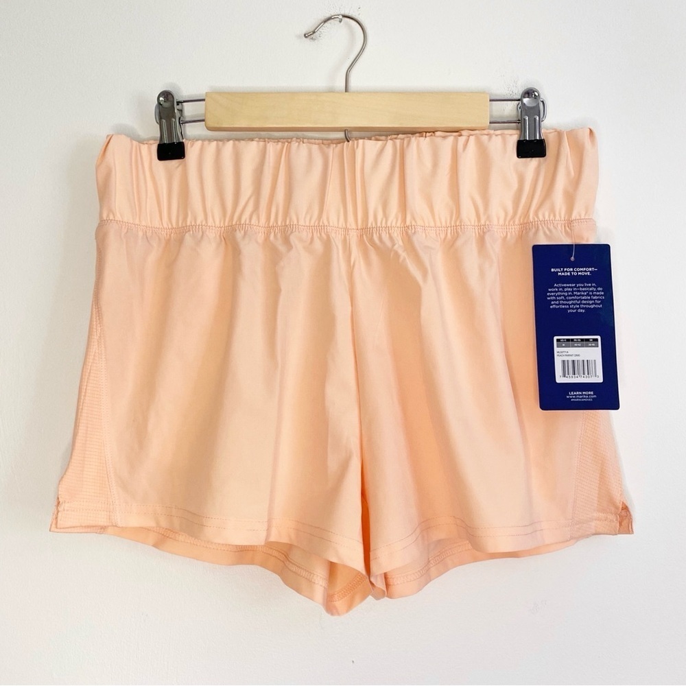 NWT Marika Peach Parfait Athletic Shorts Size Medium